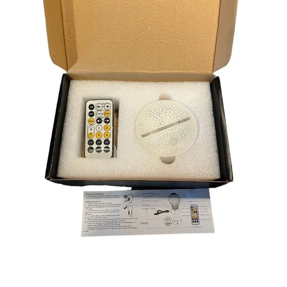 NEW IN BOX Feoamo 3D Unicorn Night Light LED Lamp Night Light 3 Displays - Picture 2 of 5